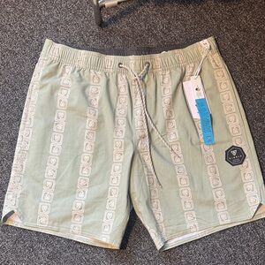 Vissla Sage Patterned Swim Shorts